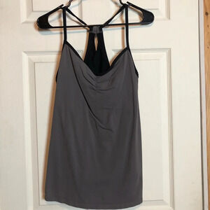 Dark Grey Lucy Heart Center Cami XL EUC
